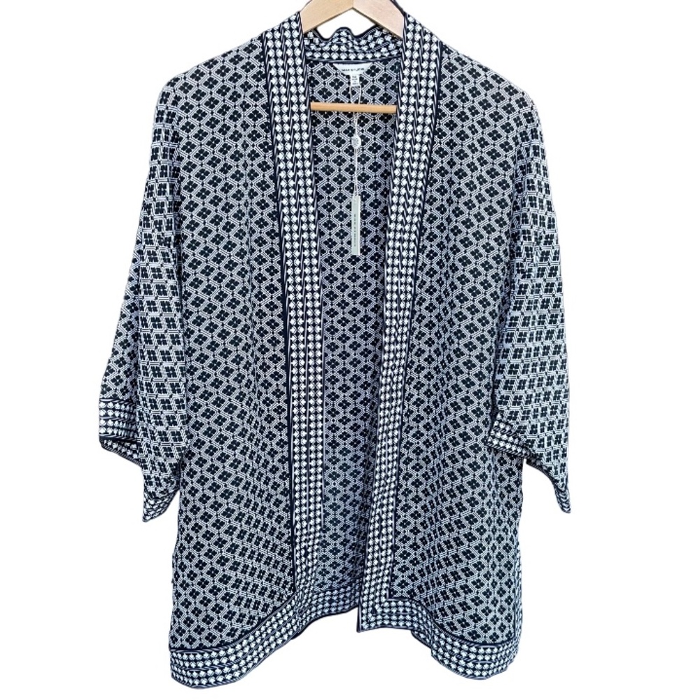 **SOLD** NWT Max Studio Kimono in Black & White, Elegant, Medium